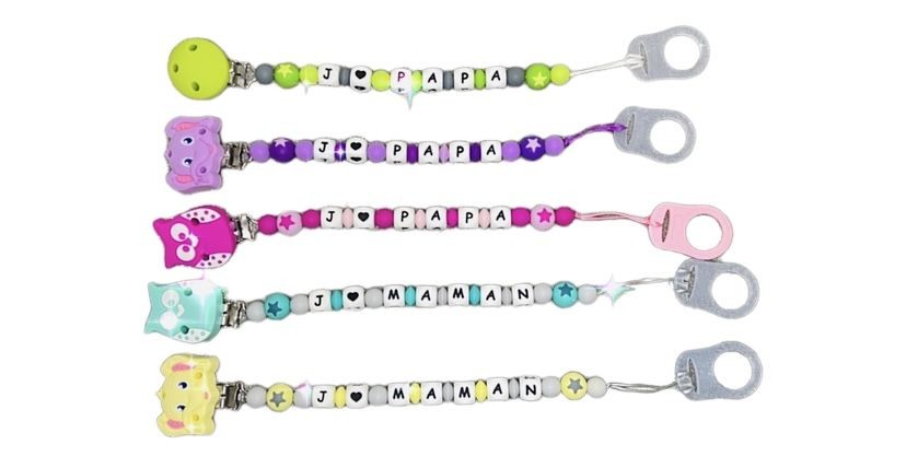 Attache lolette en silicone